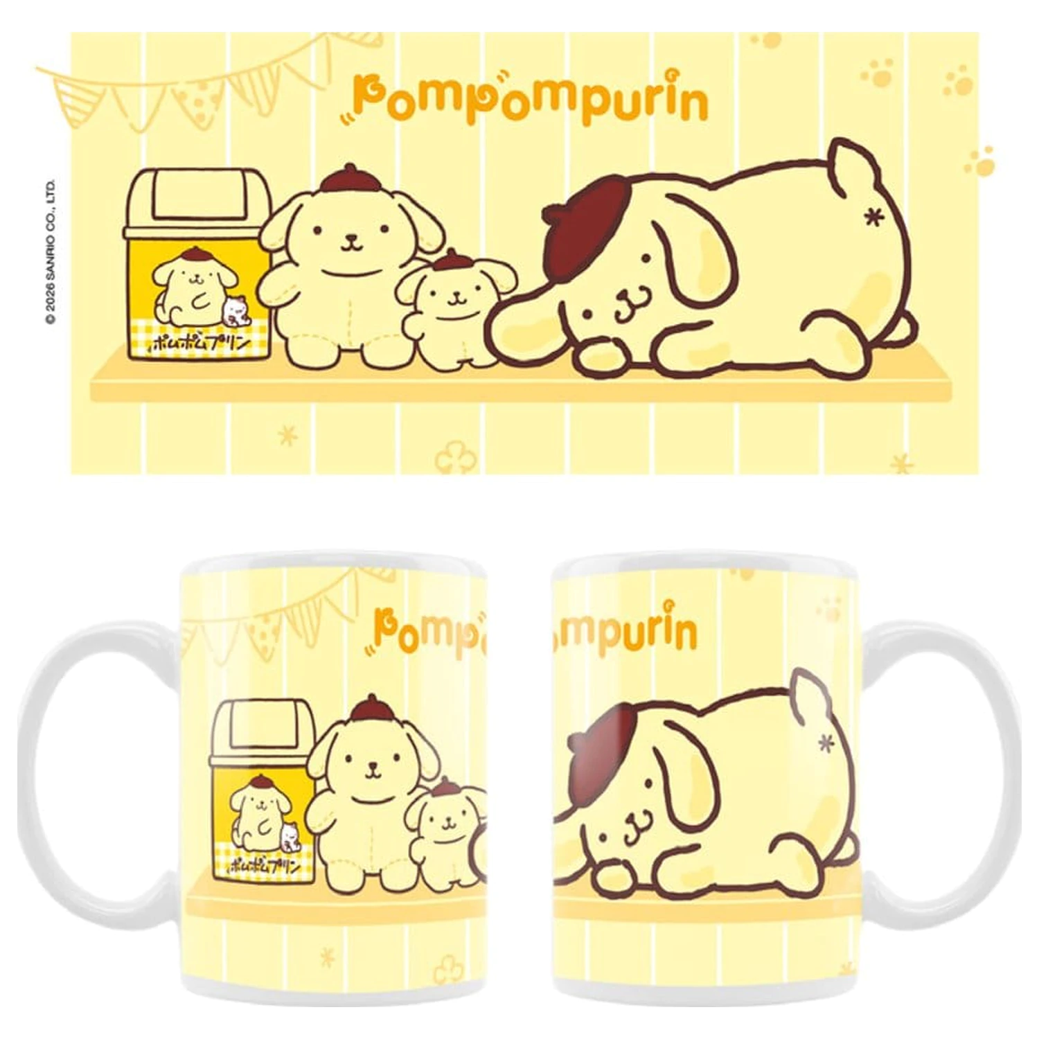 Sanrio skodelica Pompompurin Squishy Cute Purin 02 fotografija izdelka