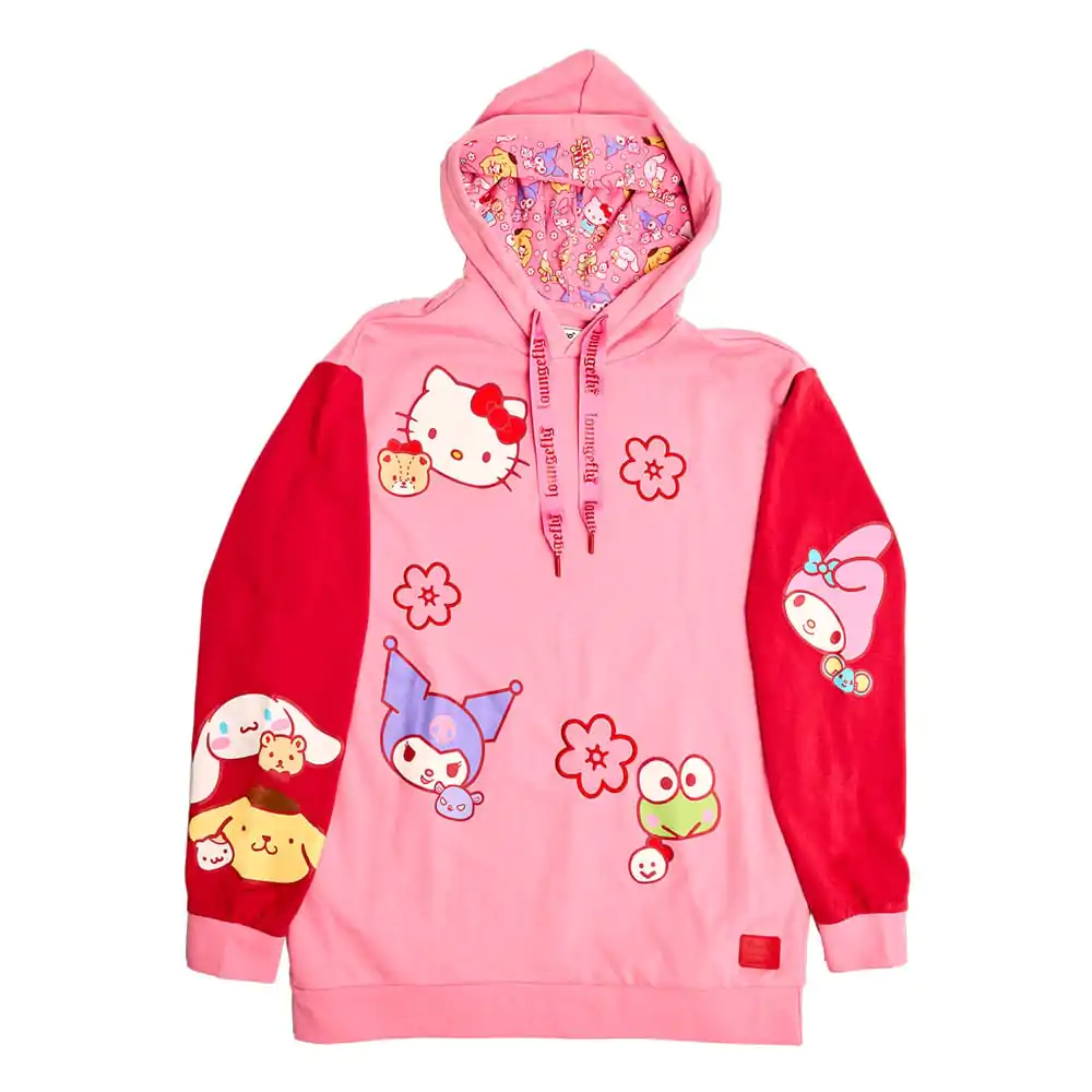 Sanrio by Loungefly Unisex pulover s kapuco Sanrio & Friends fotografija izdelka