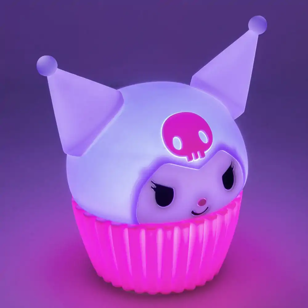 Sanrio Squishy Svetleča Silikonska Lučka Kuromi 15 cm fotografija izdelka