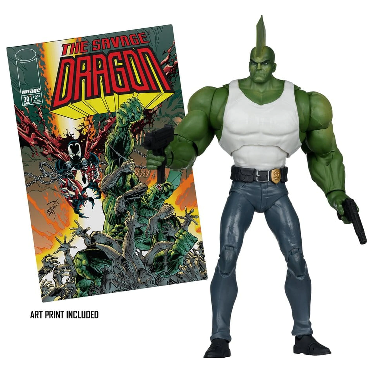 Savage Dragon Image Comics Founders Series McFarlane Elite Edition akcijska figura Dragon 20 cm fotografija izdelka