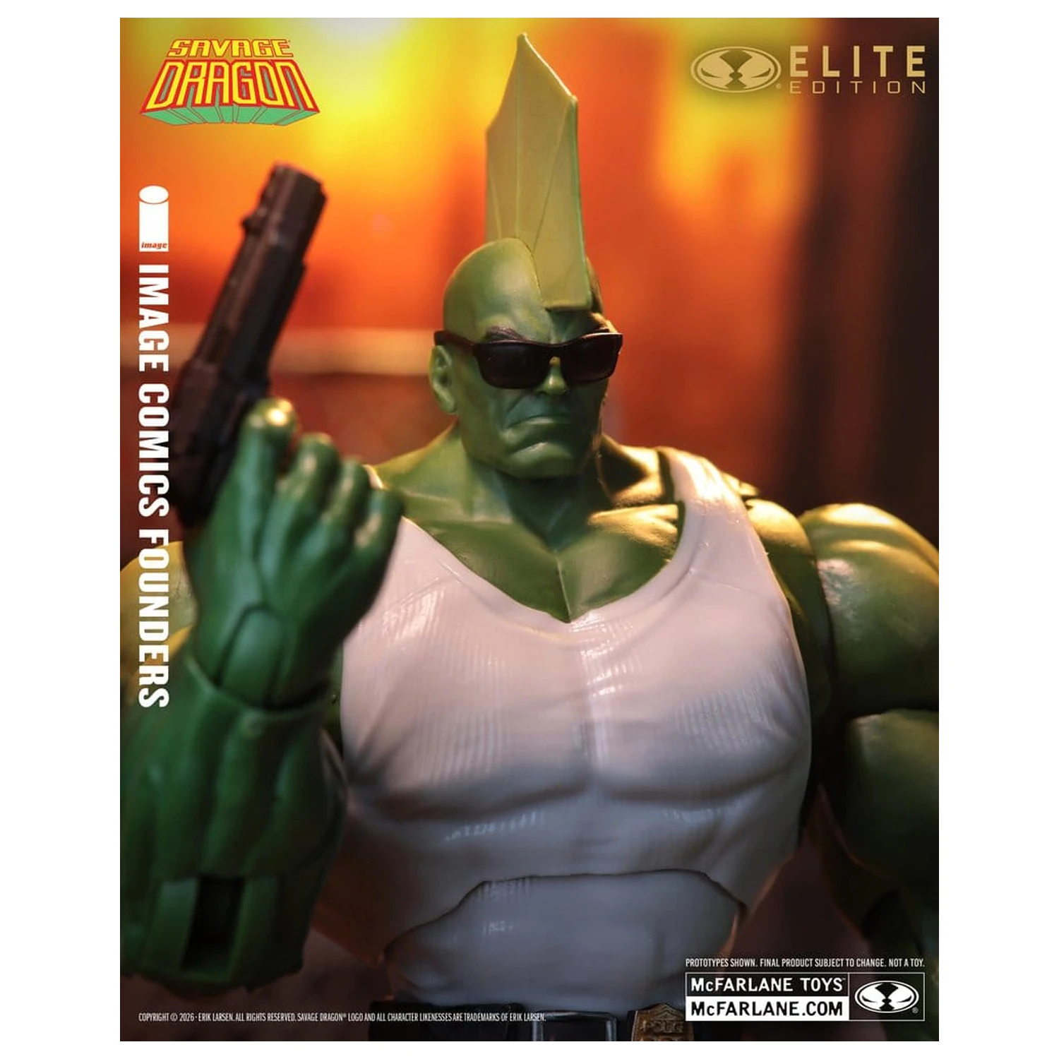 Savage Dragon Image Comics Founders Series McFarlane Elite Edition akcijska figura Dragon 20 cm fotografija izdelka