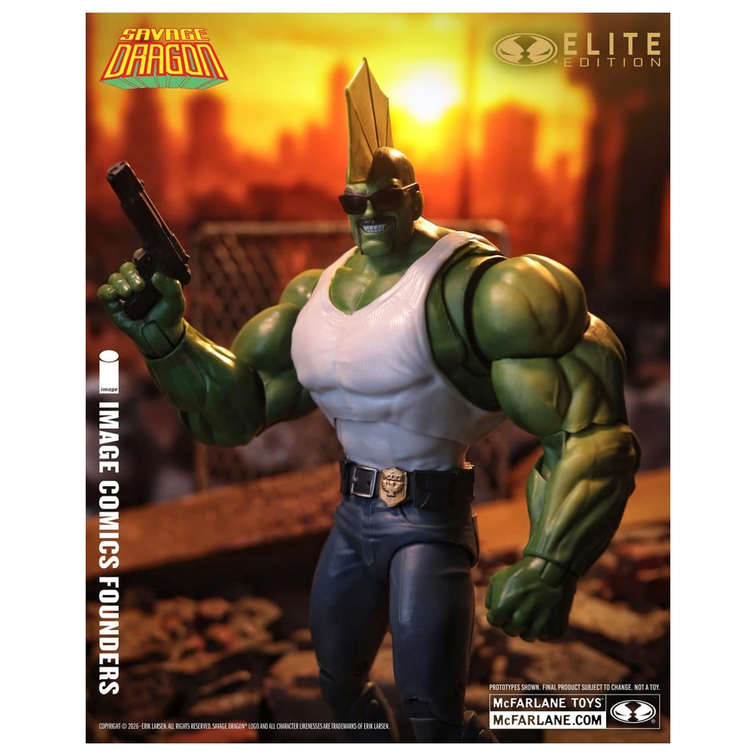 Savage Dragon Image Comics Founders Series McFarlane Elite Edition akcijska figura Dragon 20 cm fotografija izdelka