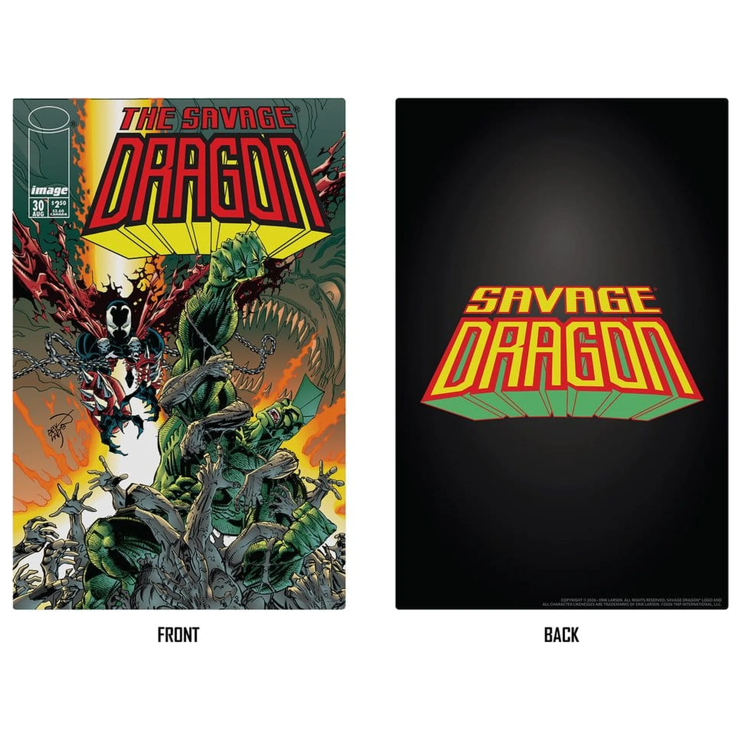 Savage Dragon Image Comics Founders Series McFarlane Elite Edition akcijska figura Dragon 20 cm fotografija izdelka