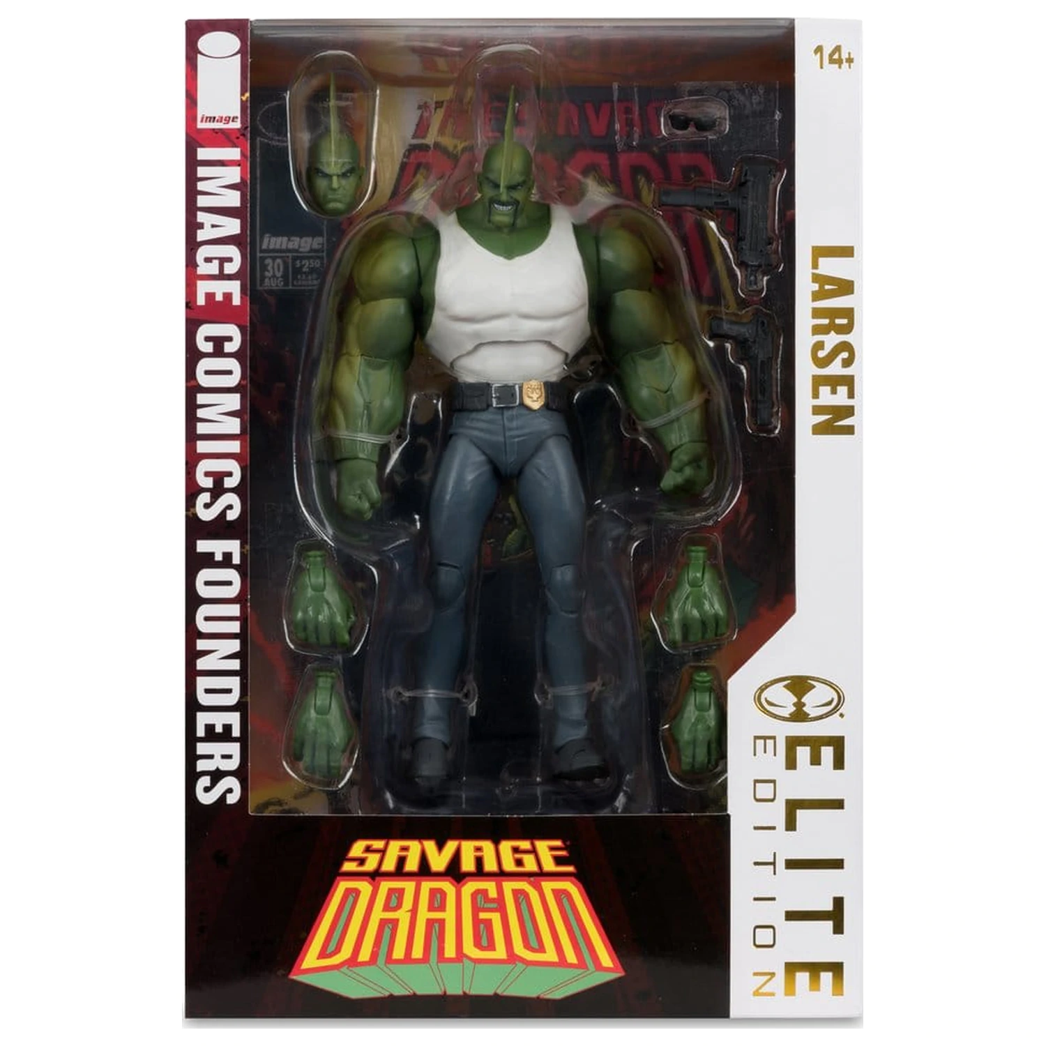 Savage Dragon Image Comics Founders Series McFarlane Elite Edition akcijska figura Dragon 20 cm fotografija izdelka