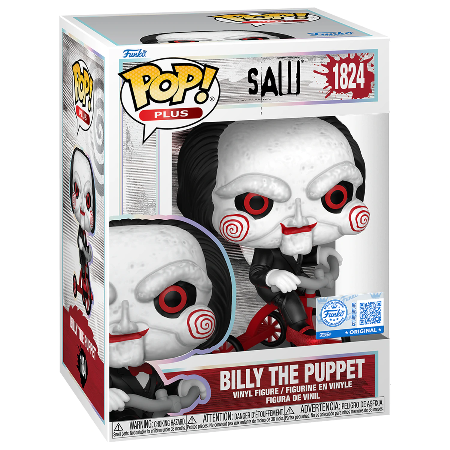 Saw Funko POP! Plus vinilna figura Billy na triciklu ekskluzivna izdaja 9 cm fotografija izdelka