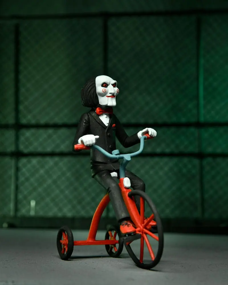 Žaga Toony Terrors figura Jigsaw Killer & Billy Tricycle komplet v škatli 15 cm fotografija izdelka