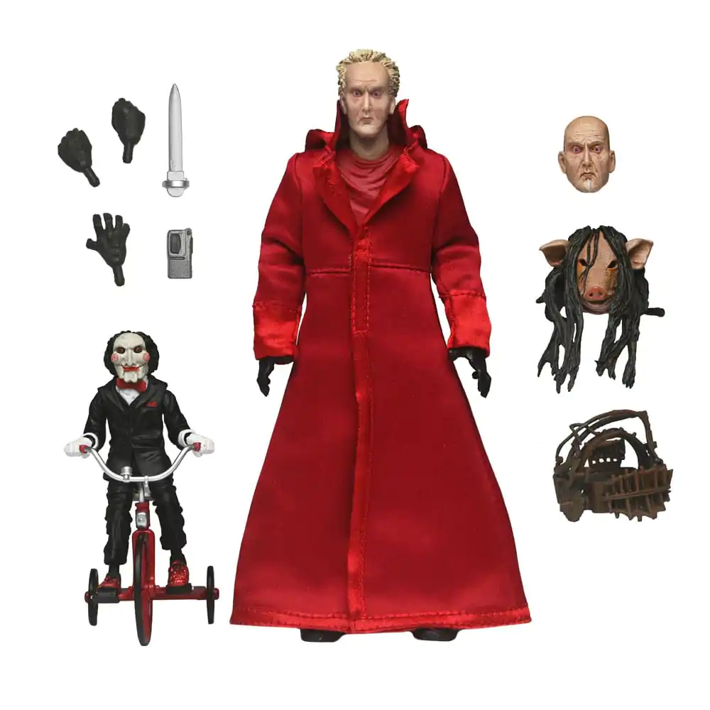 Akcijska figura Saw Ultimate Jigsaw Killer Red Robe 18 cm fotografija izdelka