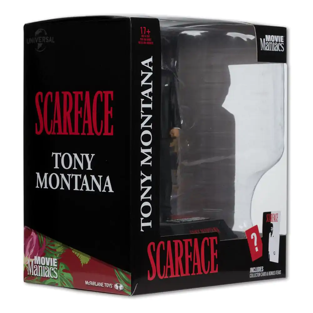 Scarface Movie Maniacs PVC Kip Tony Montana 17 cm fotografija izdelka
