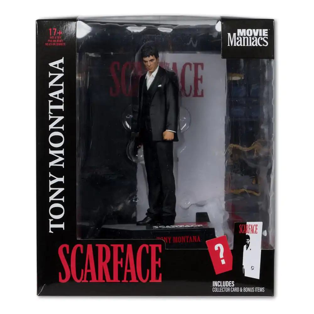 Scarface Movie Maniacs PVC Kip Tony Montana 17 cm fotografija izdelka