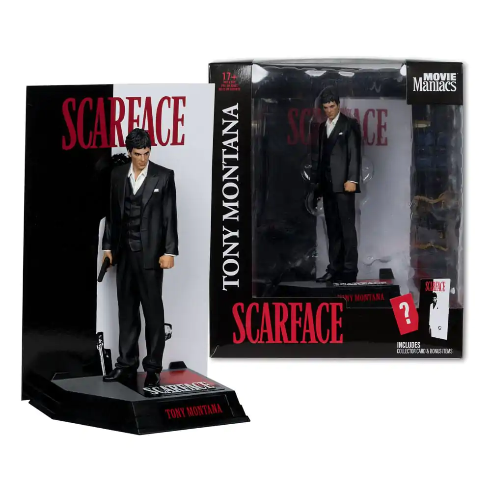 Scarface Movie Maniacs PVC Kip Tony Montana 17 cm fotografija izdelka