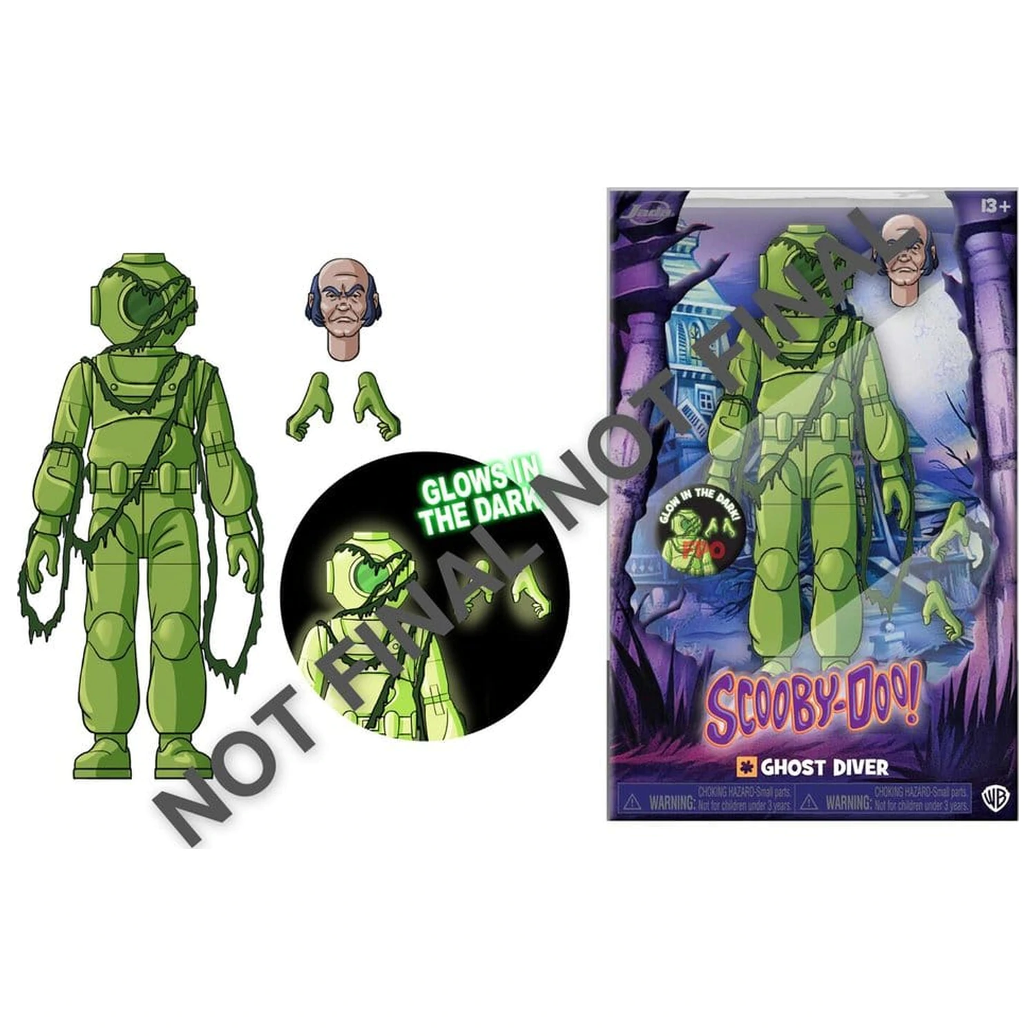 Scooby Doo figurica Ghost Diver 16 cm fotografija izdelka