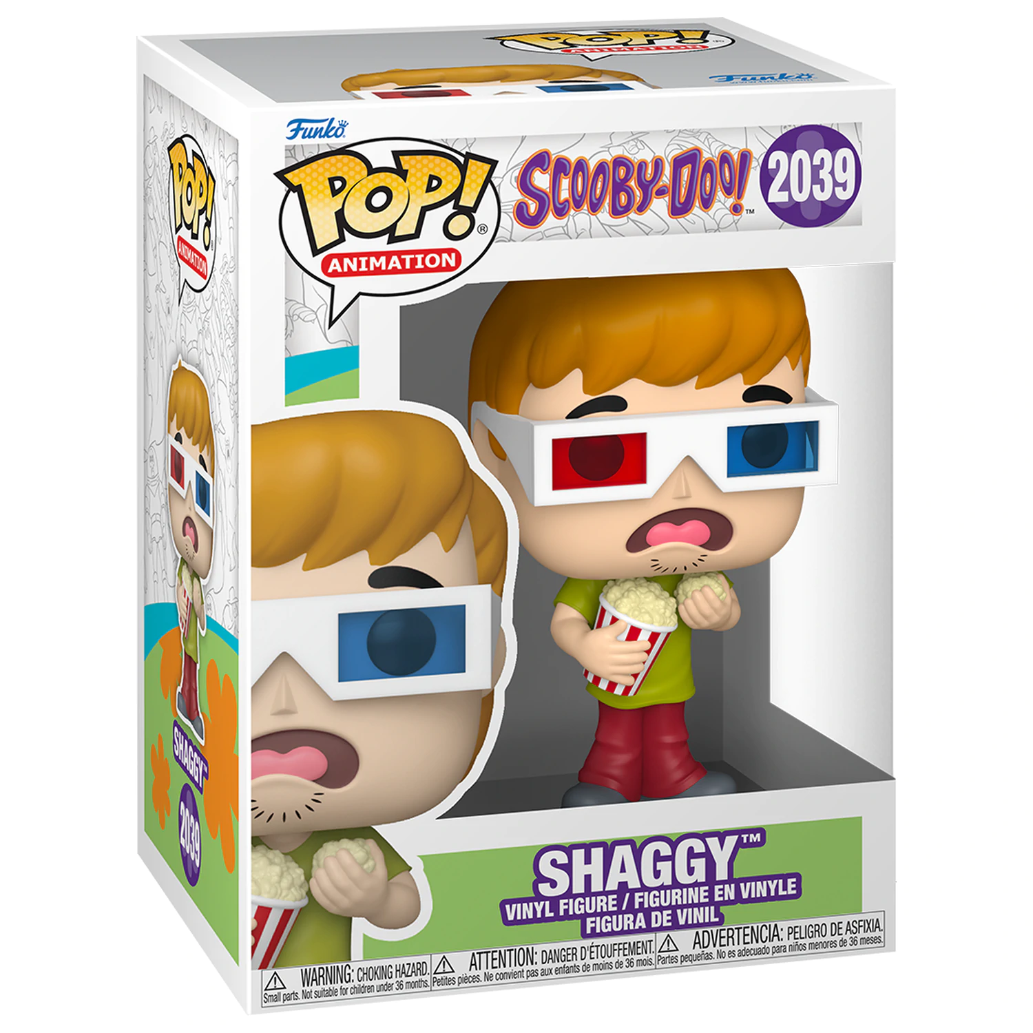 Scooby Doo Pop! Animation Vinilna figura Shaggy 9 cm fotografija izdelka