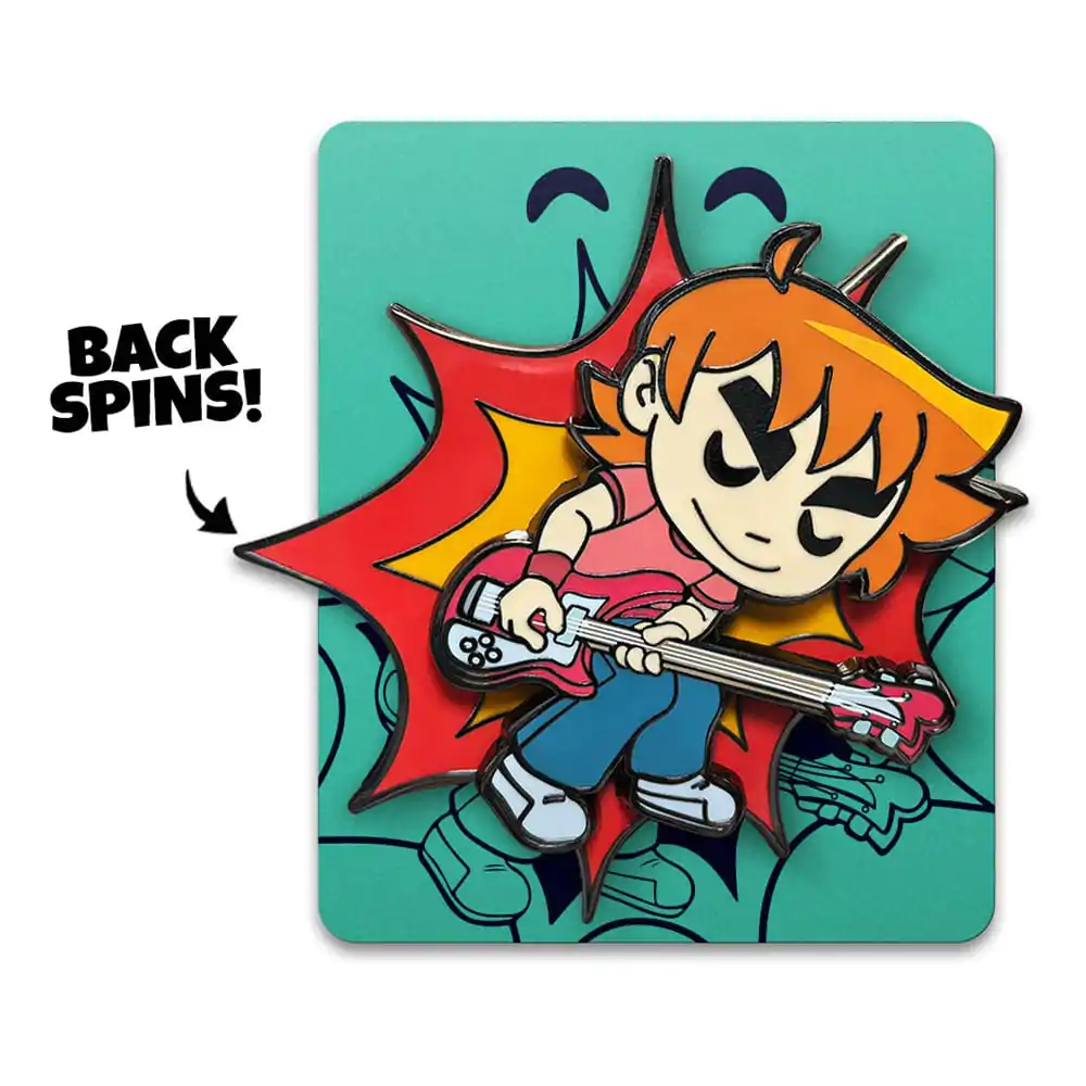 Scott Pilgrim značka Scott igra kitaro 5 cm fotografija izdelka