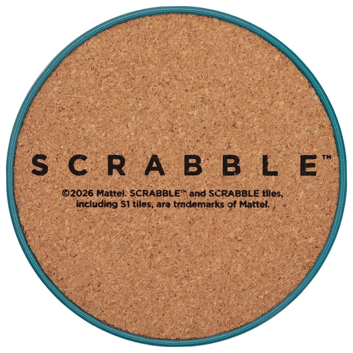 Scrabble Coaster 4-paket tiskanih kovinskih podstavkov fotografija izdelka