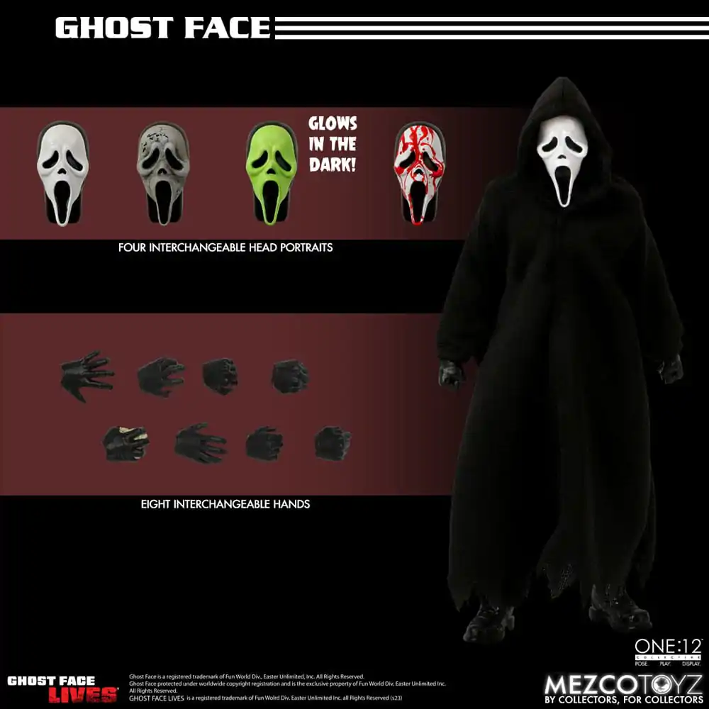 Akcijska figura Scream 1/12 Ghost Face 16 cm fotografija izdelka