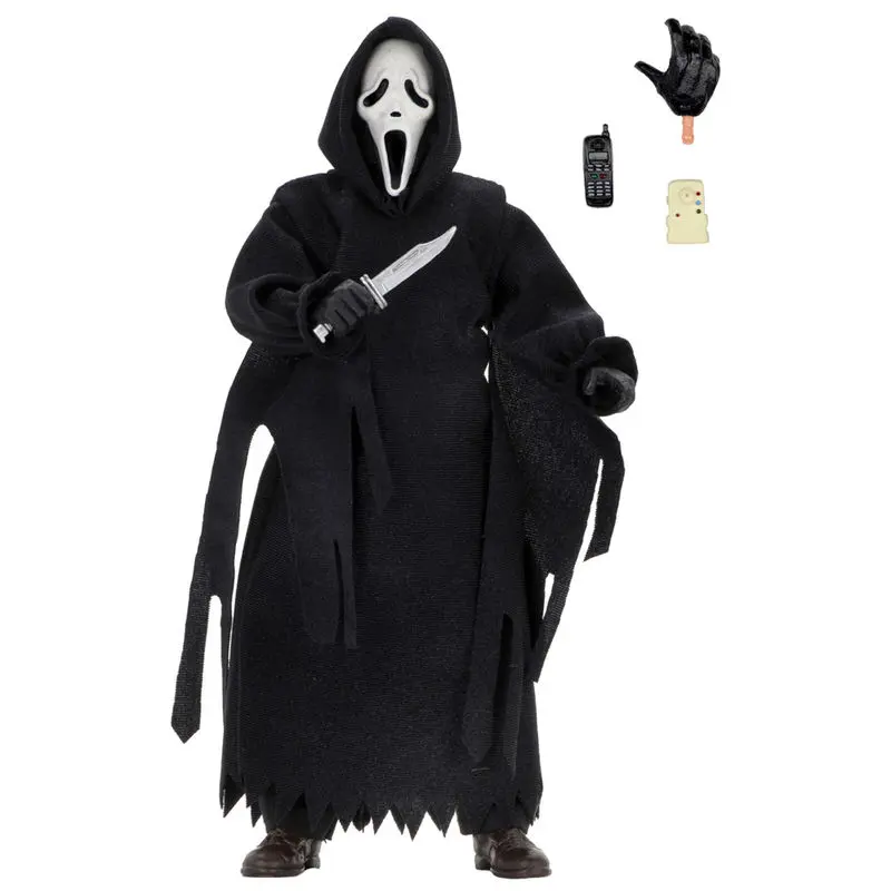 Scream Retro akcijska figura Ghostface (posodobljeno) 20 cm fotografija izdelka