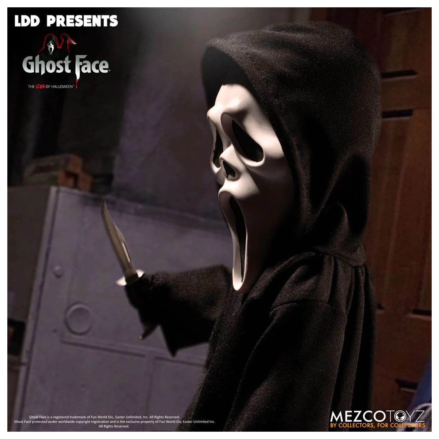 Scream Living Dead Dolls Lutka Ghost Face 25 cm fotografija izdelka