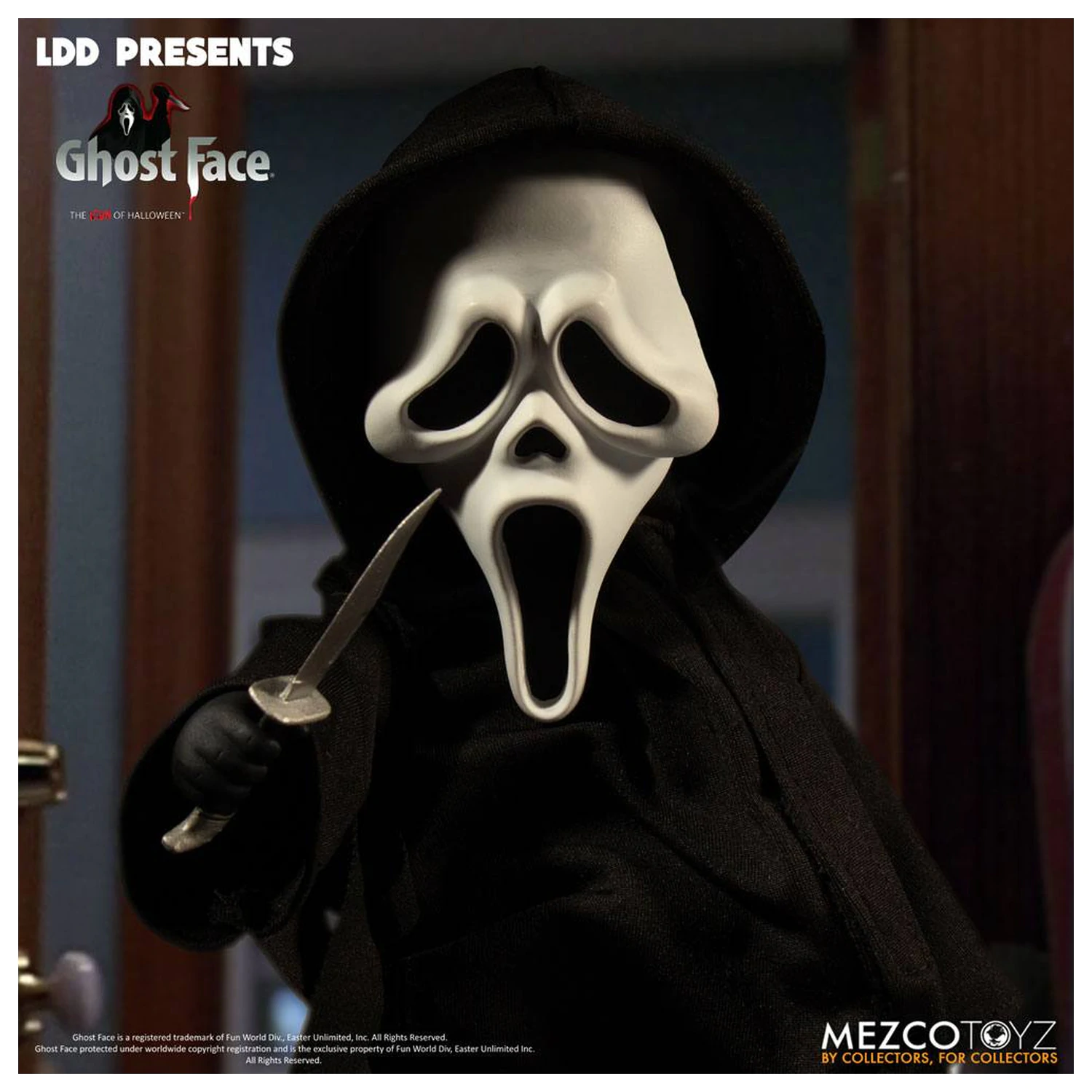 Scream Living Dead Dolls Lutka Ghost Face 25 cm fotografija izdelka