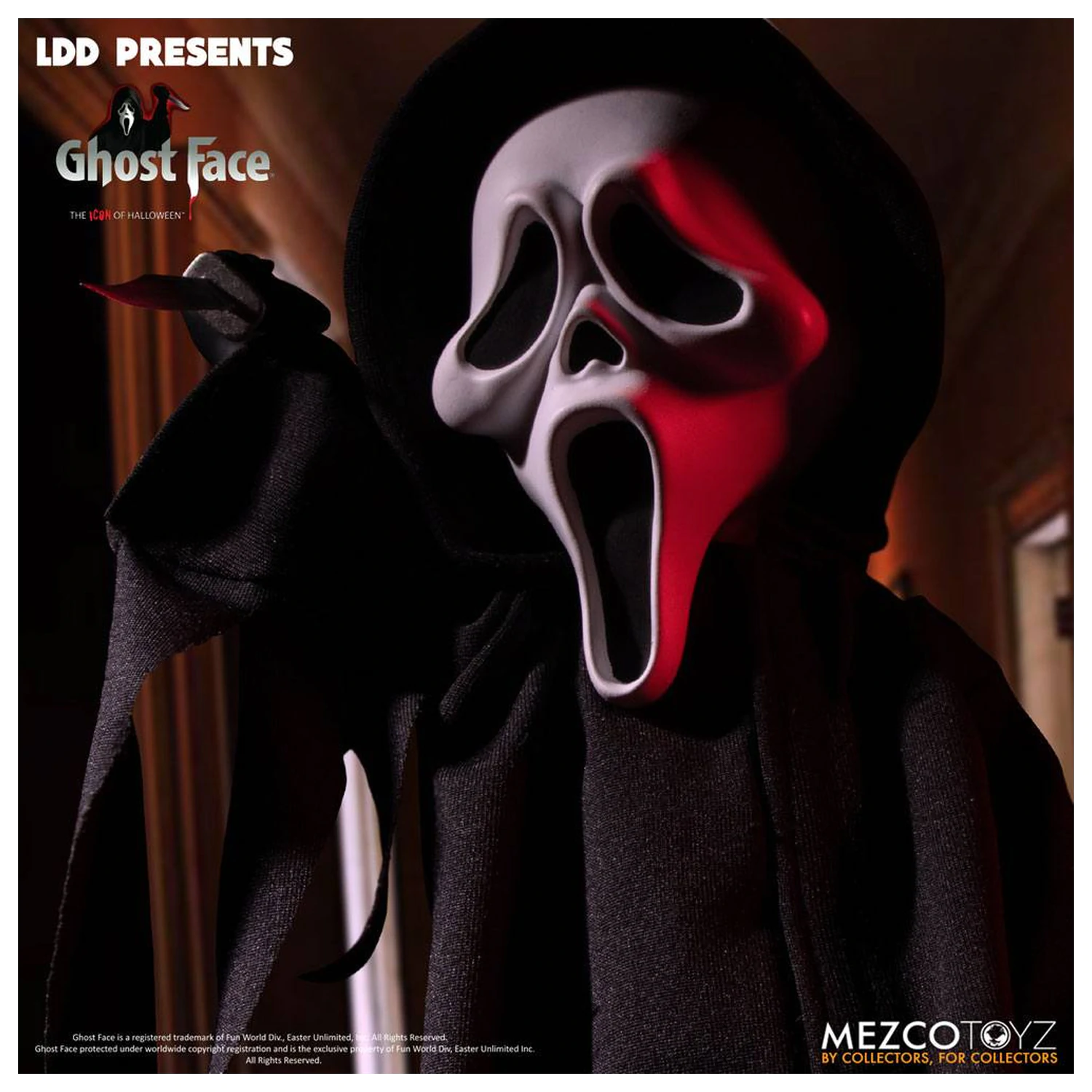 Scream Living Dead Dolls Lutka Ghost Face 25 cm fotografija izdelka