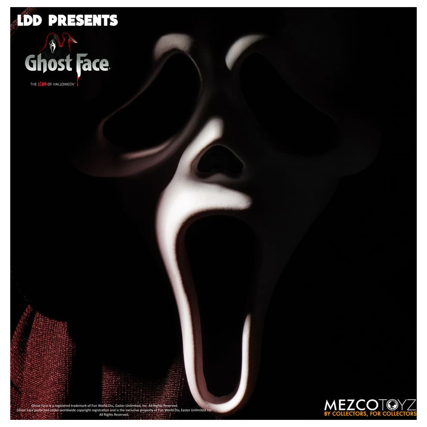 Scream Living Dead Dolls Lutka Ghost Face 25 cm fotografija izdelka