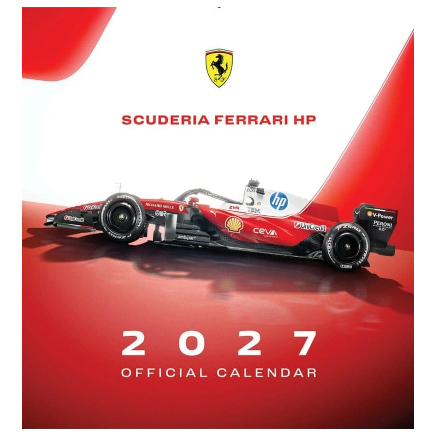 Scuderia Ferrari HP Uradni koledar 2027 30 x 30 cm fotografija izdelka