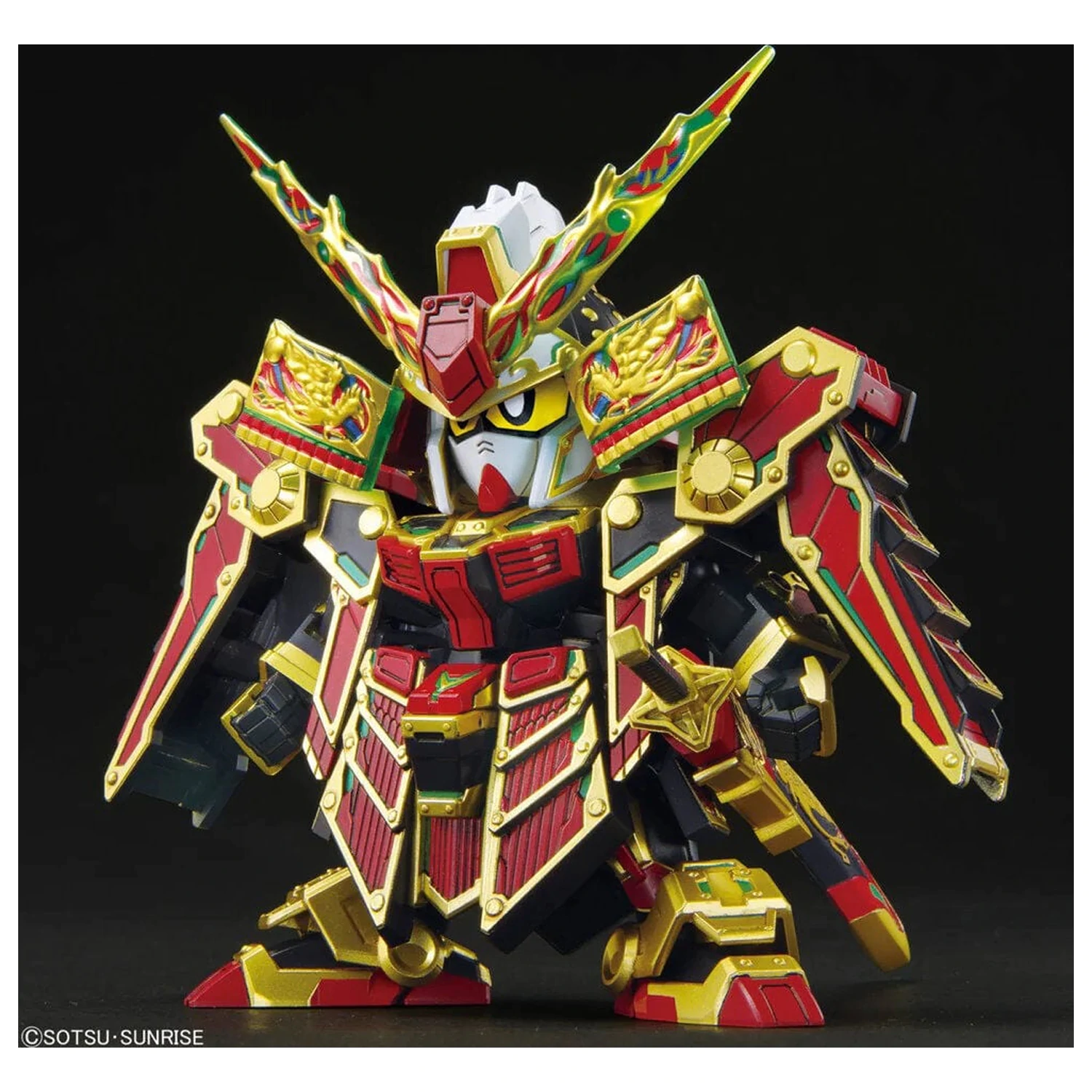 SD Gundam World Heroes Musha Gundam The 78th Model komplet fotografija izdelka