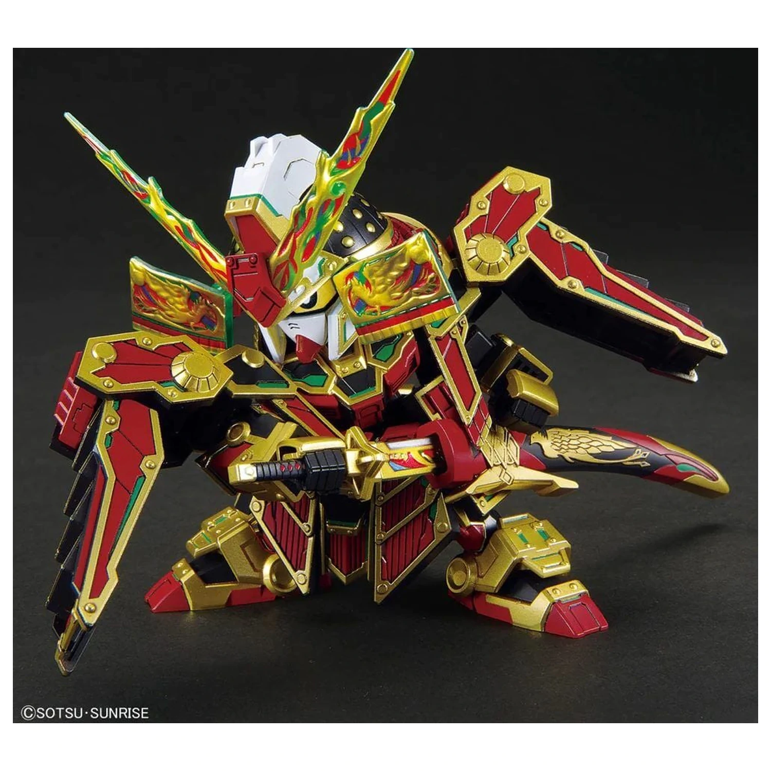 SD Gundam World Heroes Musha Gundam The 78th Model komplet fotografija izdelka