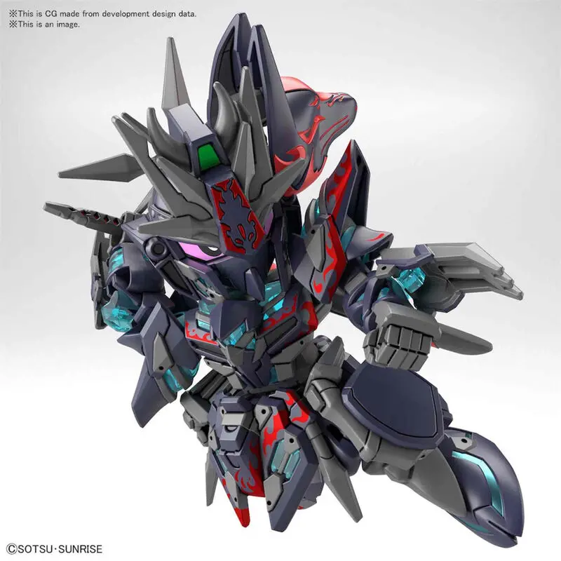 SD Gundam World Heroes Sasuke Delta Gundam komplet modela figura fotografija izdelka