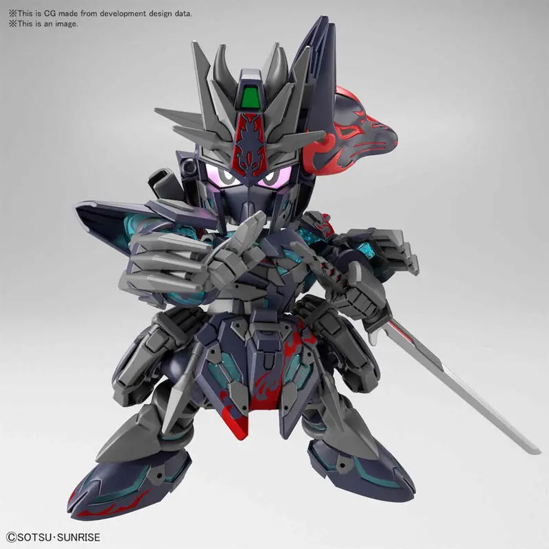 SD Gundam World Heroes Sasuke Delta Gundam komplet modela figura fotografija izdelka