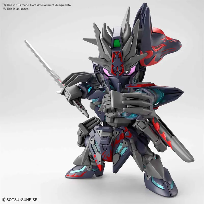 SD Gundam World Heroes Sasuke Delta Gundam komplet modela figura fotografija izdelka