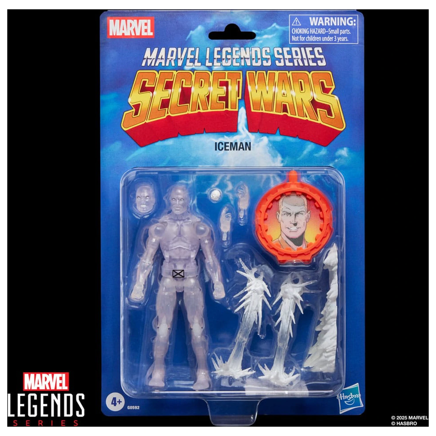 Secret Wars Marvel Legends Retro akcijska figura Iceman 15 cm fotografija izdelka