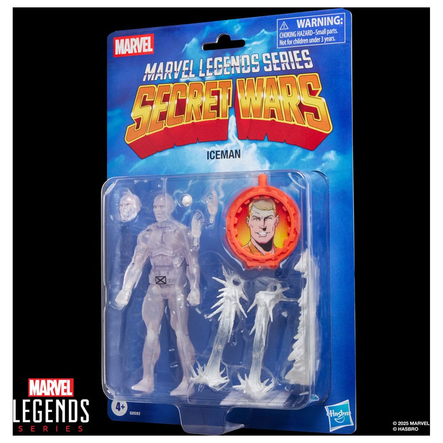 Secret Wars Marvel Legends Retro akcijska figura Iceman 15 cm fotografija izdelka