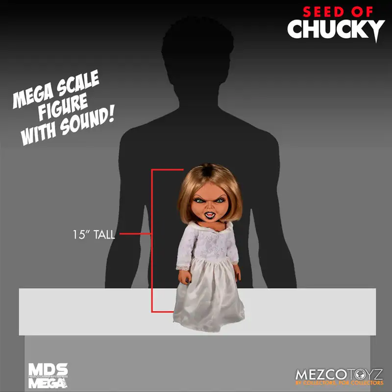 Seed of Chucky MDS Mega Scale govoreča akcijska figura Tiffany 38 cm fotografija izdelka