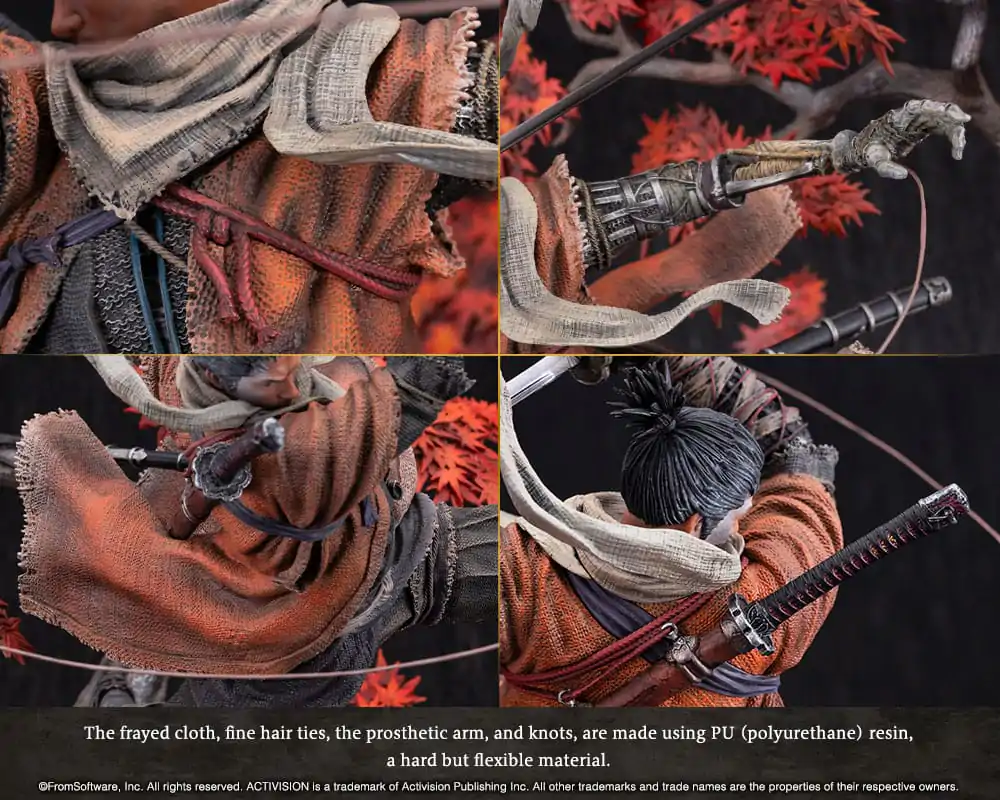 Sekiro: Shadows Die Twice PVC Kip 1/7 Wolf 42 cm fotografija izdelka
