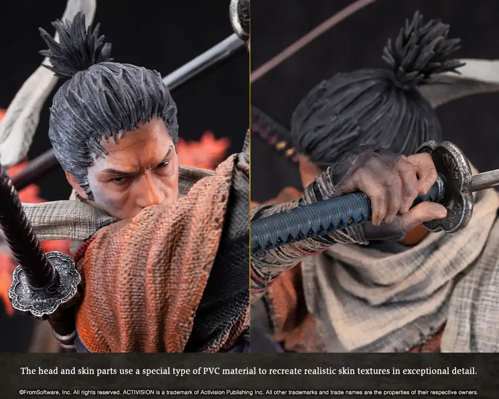 Sekiro: Shadows Die Twice PVC Kip 1/7 Wolf 42 cm fotografija izdelka