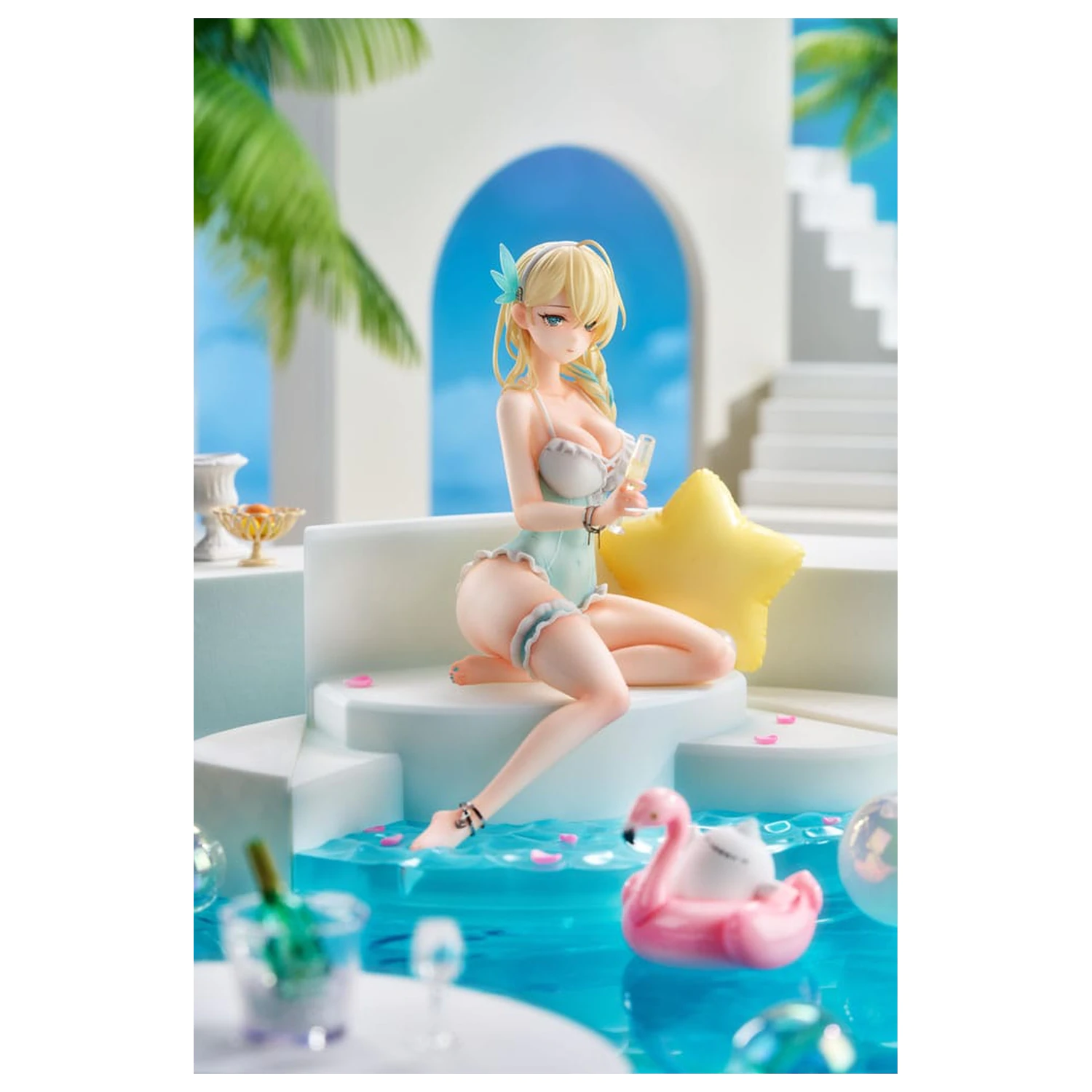 Senkan Shoujo R PVC kip 1/7 Lexington (CV-16) Summer of Ingleside Ver. 19 cm fotografija izdelka