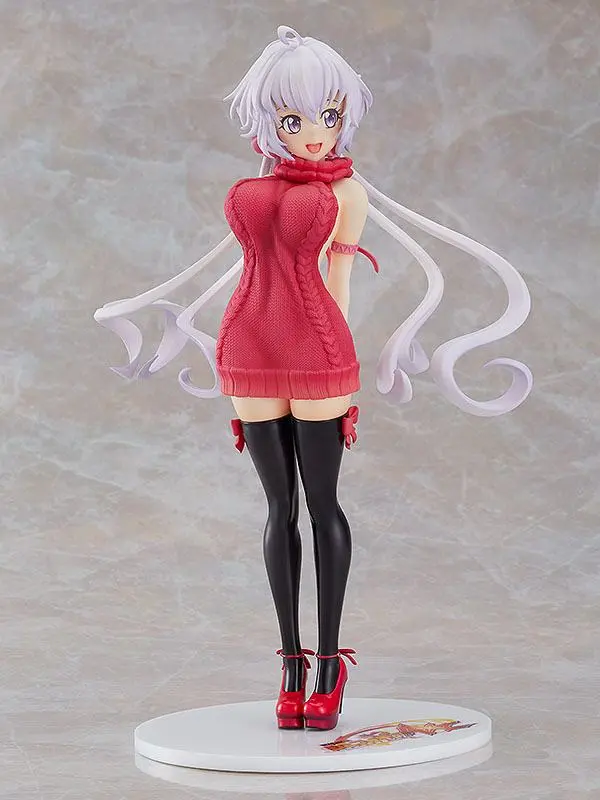 Senki Zesshou Symphogear G PVC Kip 1/7 Chris Yukine: Lovely Sweater Style AQ 24 cm fotografija izdelka