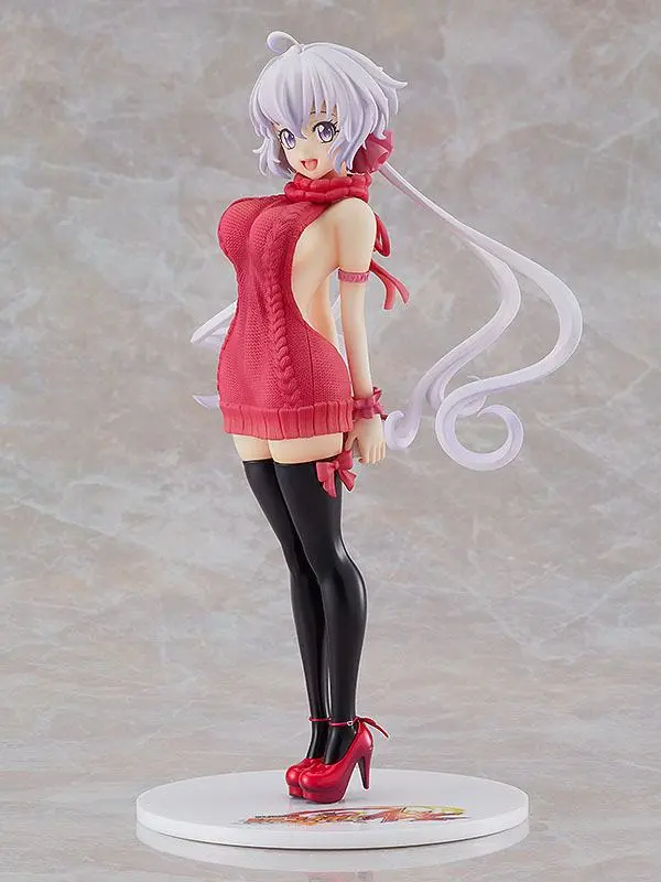 Senki Zesshou Symphogear G PVC Kip 1/7 Chris Yukine: Lovely Sweater Style AQ 24 cm fotografija izdelka