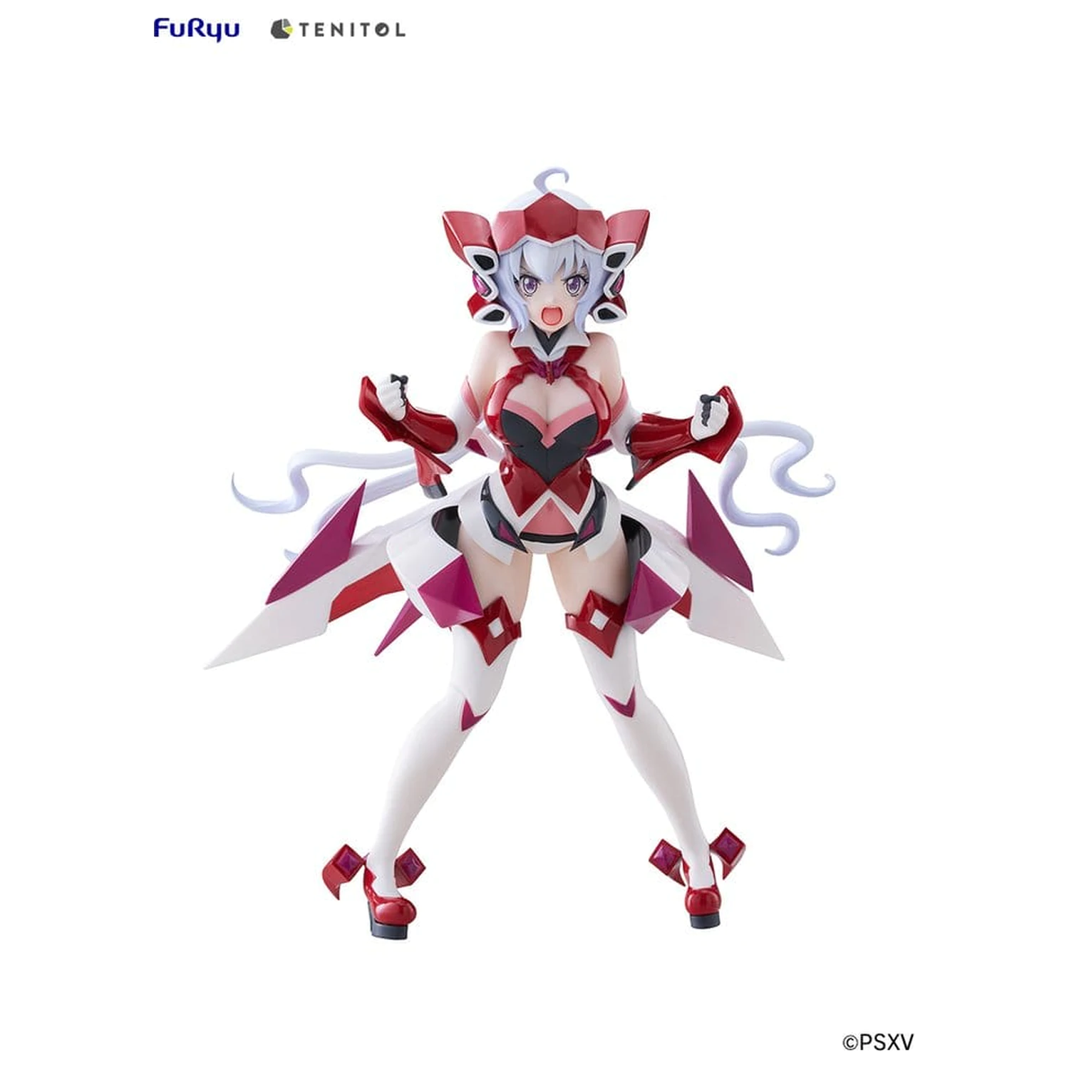 Senkizesshou Symphogear XV Tenitol visoka PVC figura Chris Yukine 20 cm fotografija izdelka