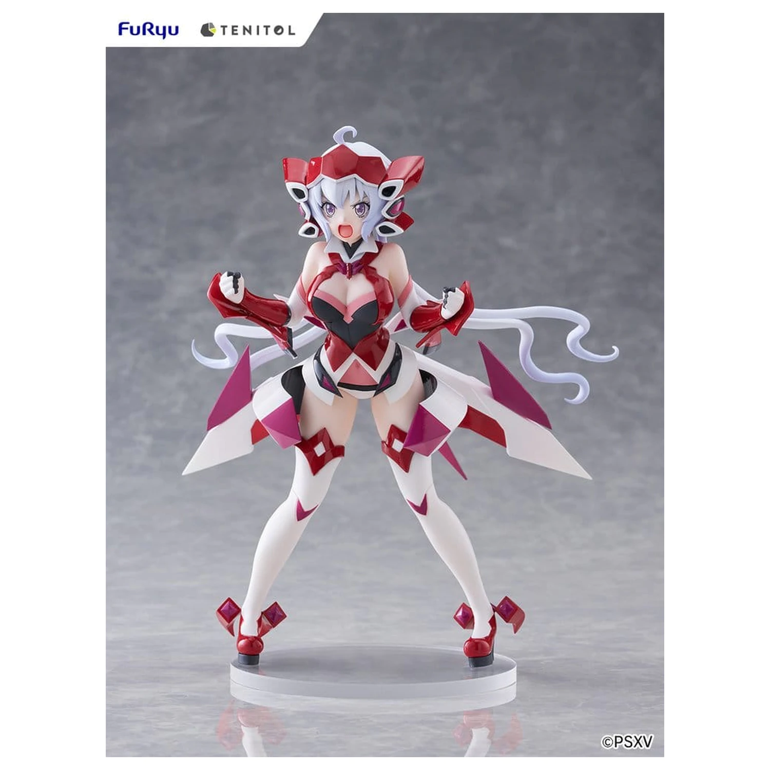 Senkizesshou Symphogear XV Tenitol visoka PVC figura Chris Yukine 20 cm fotografija izdelka