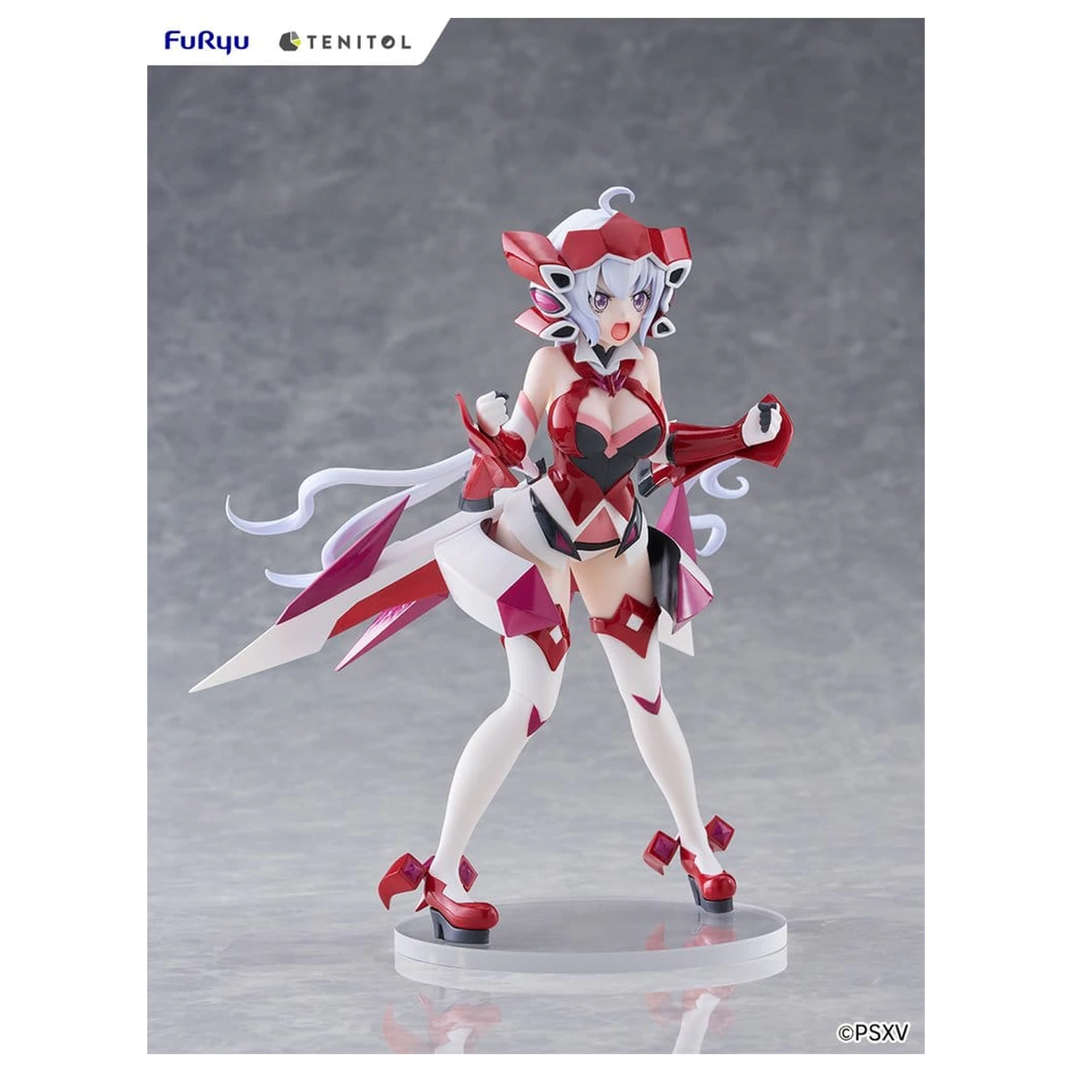 Senkizesshou Symphogear XV Tenitol visoka PVC figura Chris Yukine 20 cm fotografija izdelka