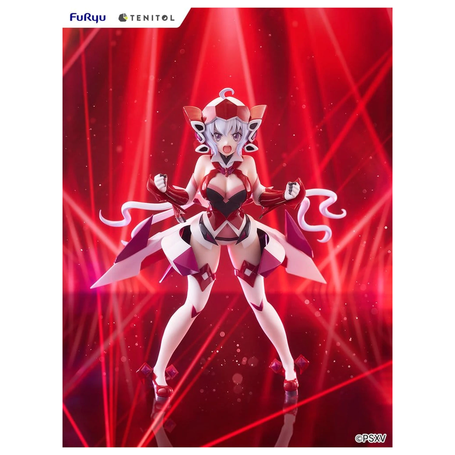 Senkizesshou Symphogear XV Tenitol visoka PVC figura Chris Yukine 20 cm fotografija izdelka
