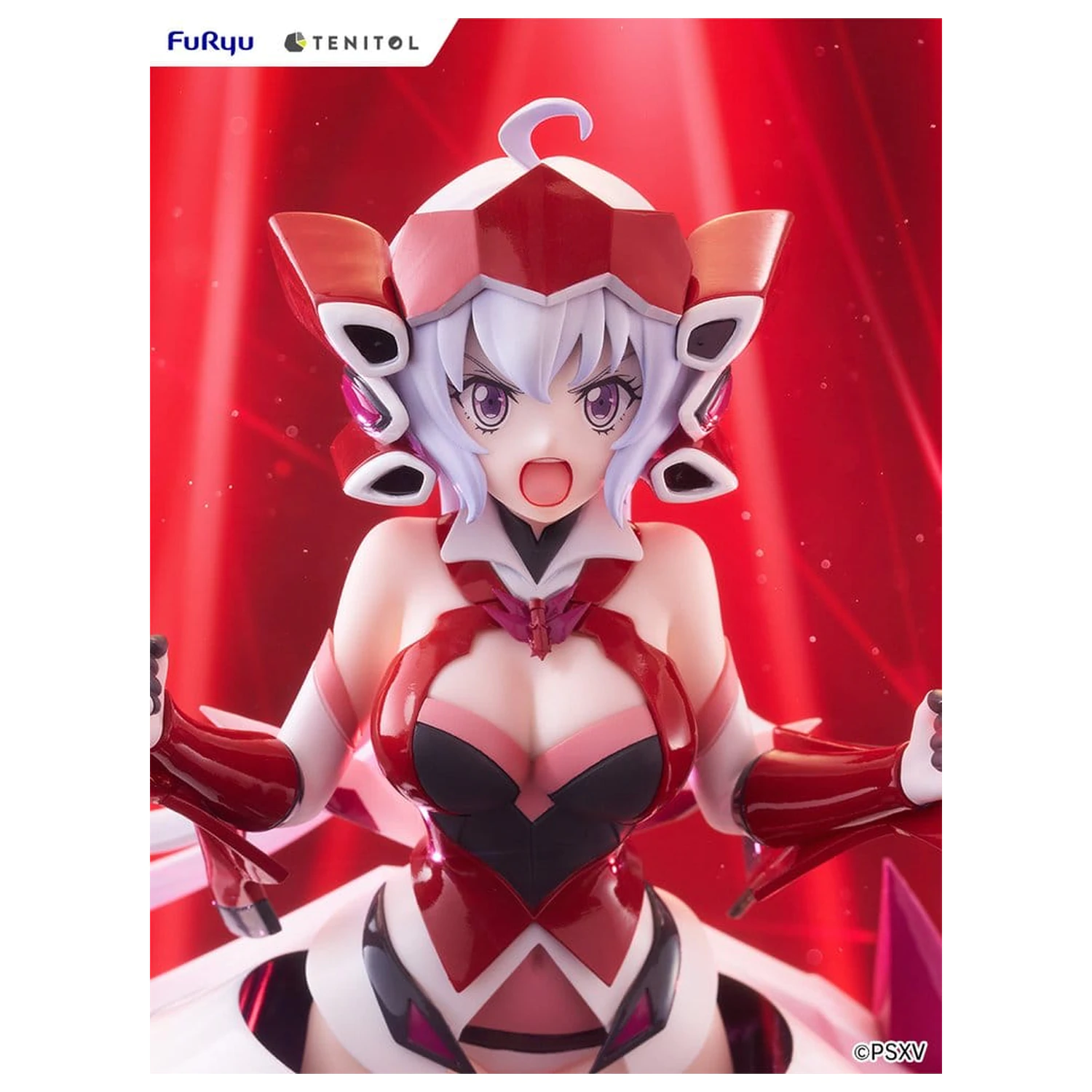 Senkizesshou Symphogear XV Tenitol visoka PVC figura Chris Yukine 20 cm fotografija izdelka