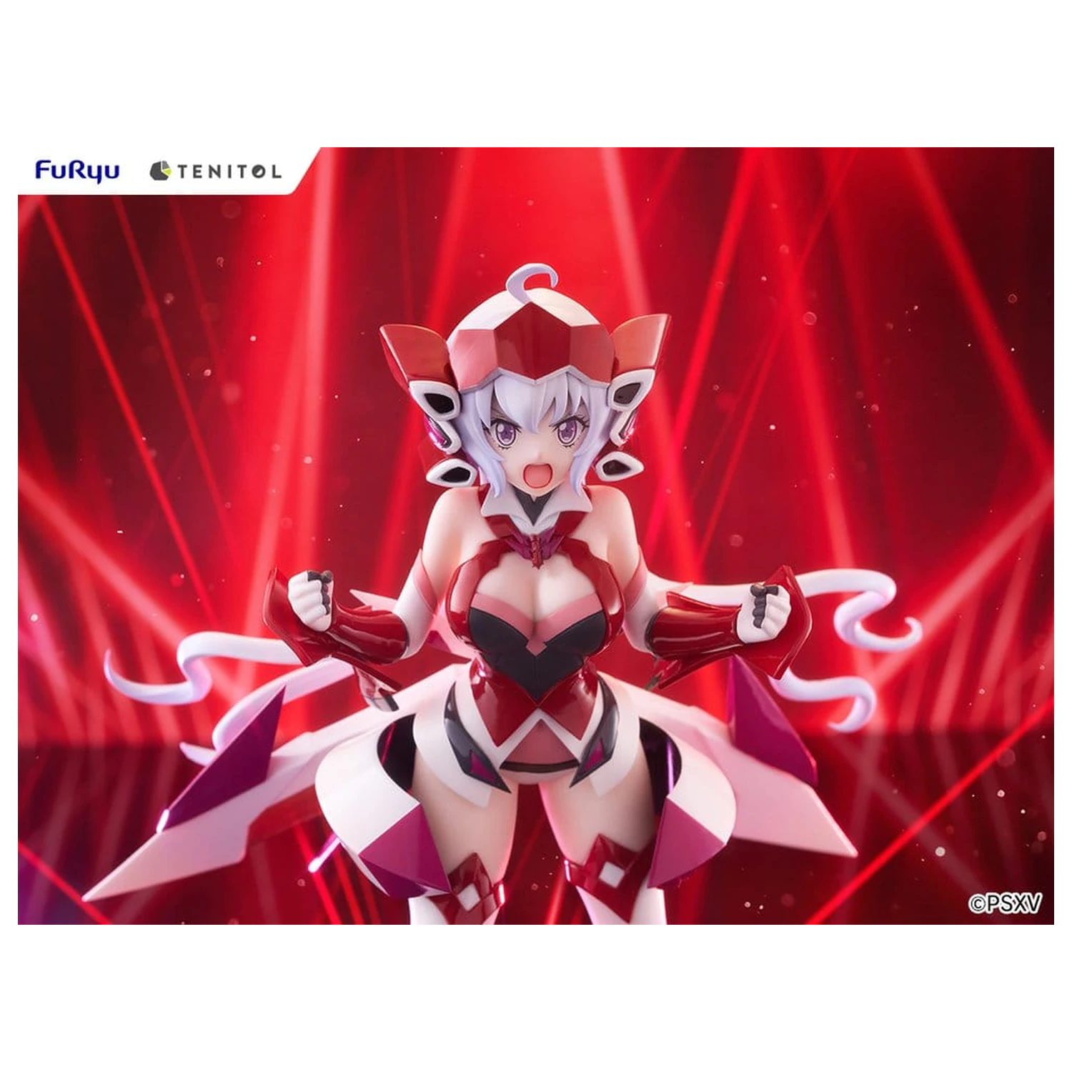 Senkizesshou Symphogear XV Tenitol visoka PVC figura Chris Yukine 20 cm fotografija izdelka