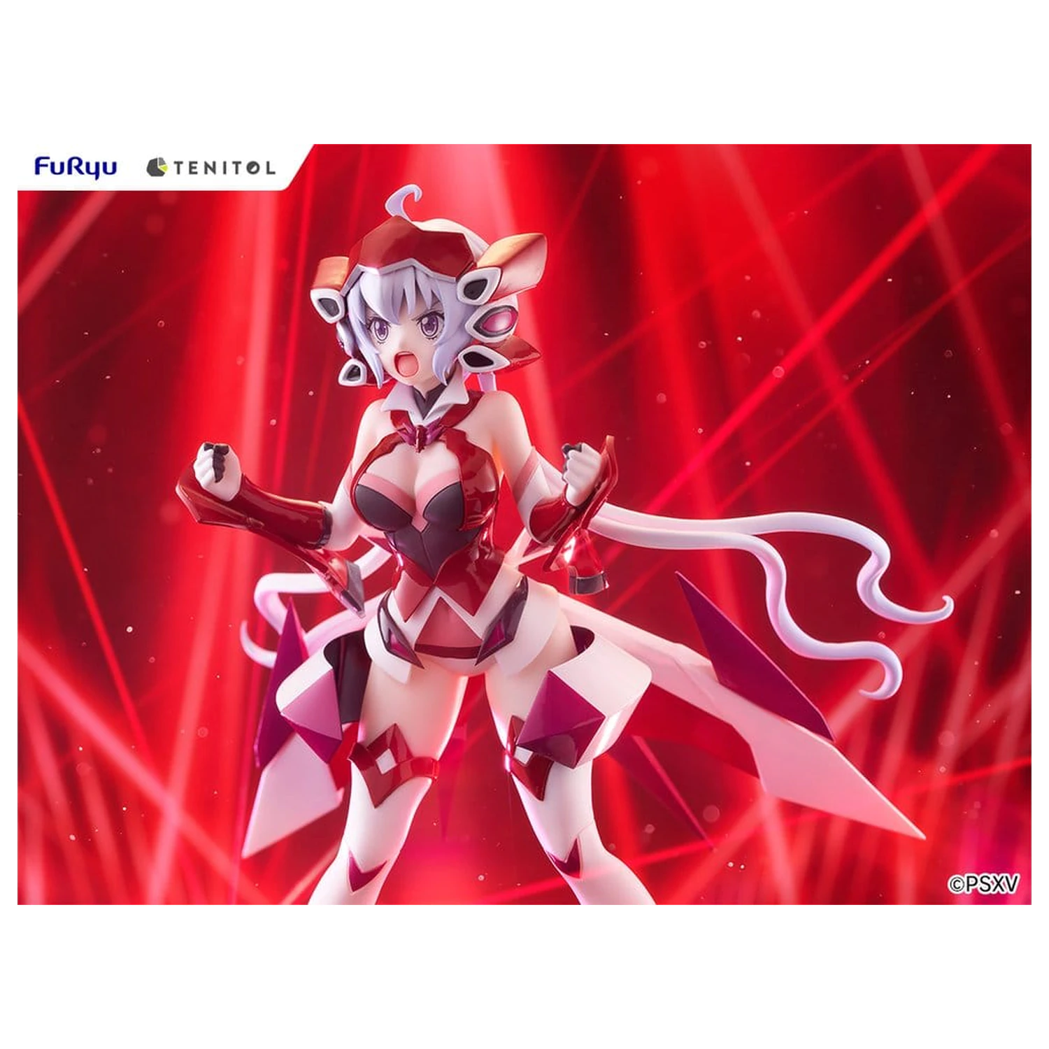 Senkizesshou Symphogear XV Tenitol visoka PVC figura Chris Yukine 20 cm fotografija izdelka