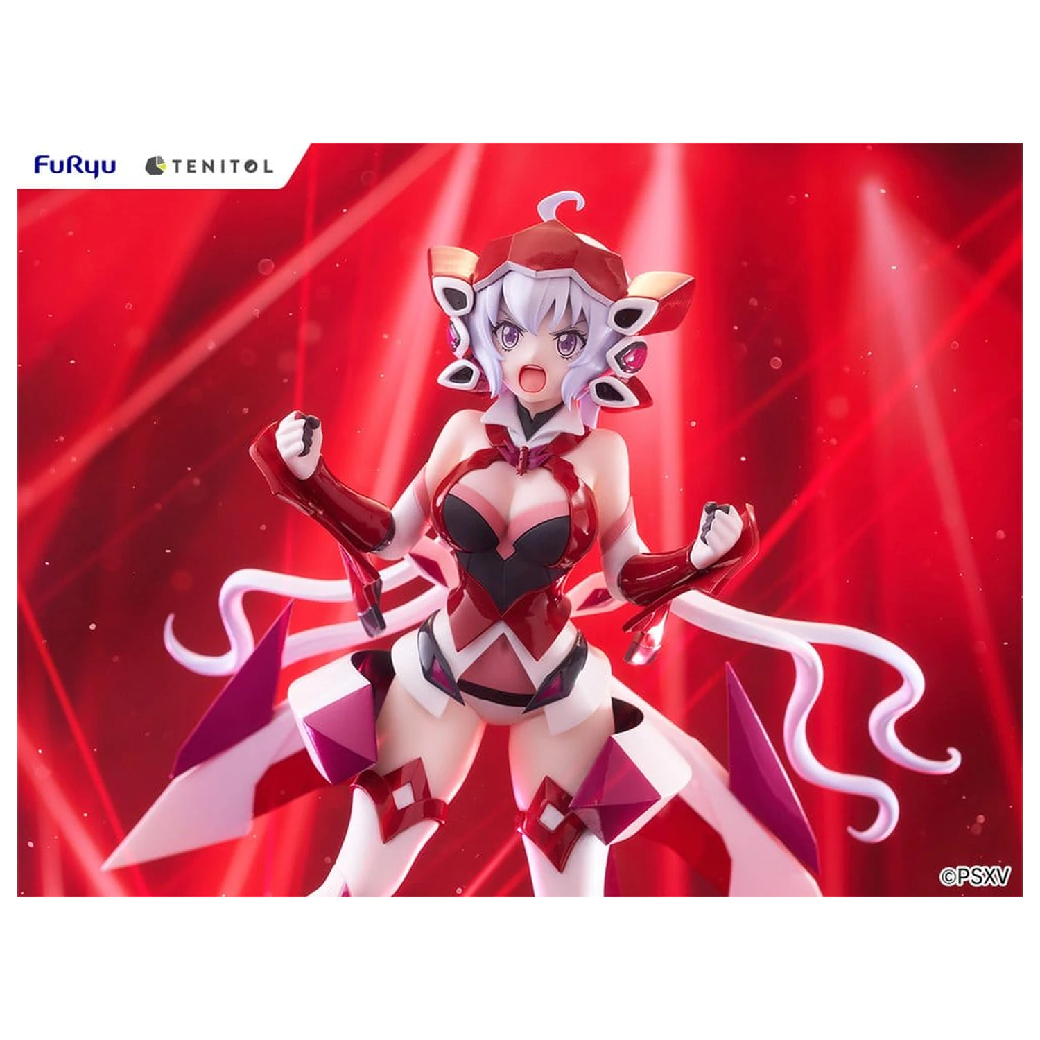 Senkizesshou Symphogear XV Tenitol visoka PVC figura Chris Yukine 20 cm fotografija izdelka