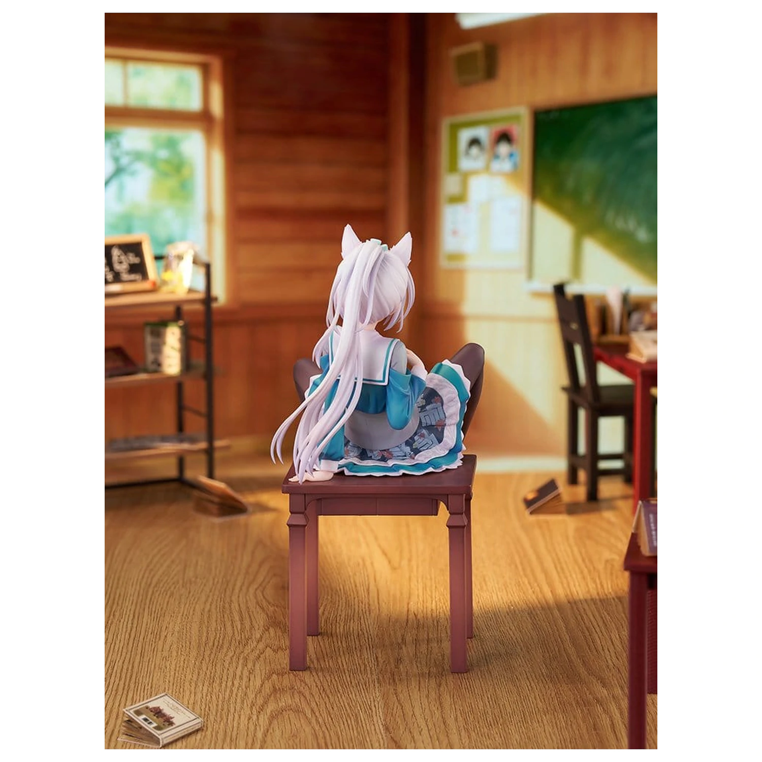 Senren*Banka PVC figura 1/7 Yoshino Asatake Animal Ears School Uniform Ver. 21 cm fotografija izdelka