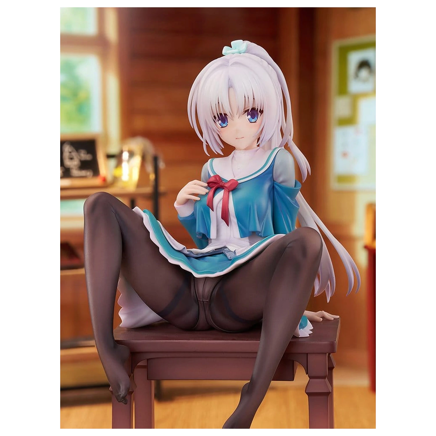 Senren*Banka PVC figura 1/7 Yoshino Asatake Animal Ears School Uniform Ver. 21 cm fotografija izdelka