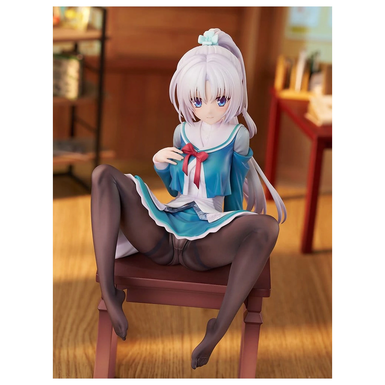 Senren*Banka PVC figura 1/7 Yoshino Asatake Animal Ears School Uniform Ver. 21 cm fotografija izdelka