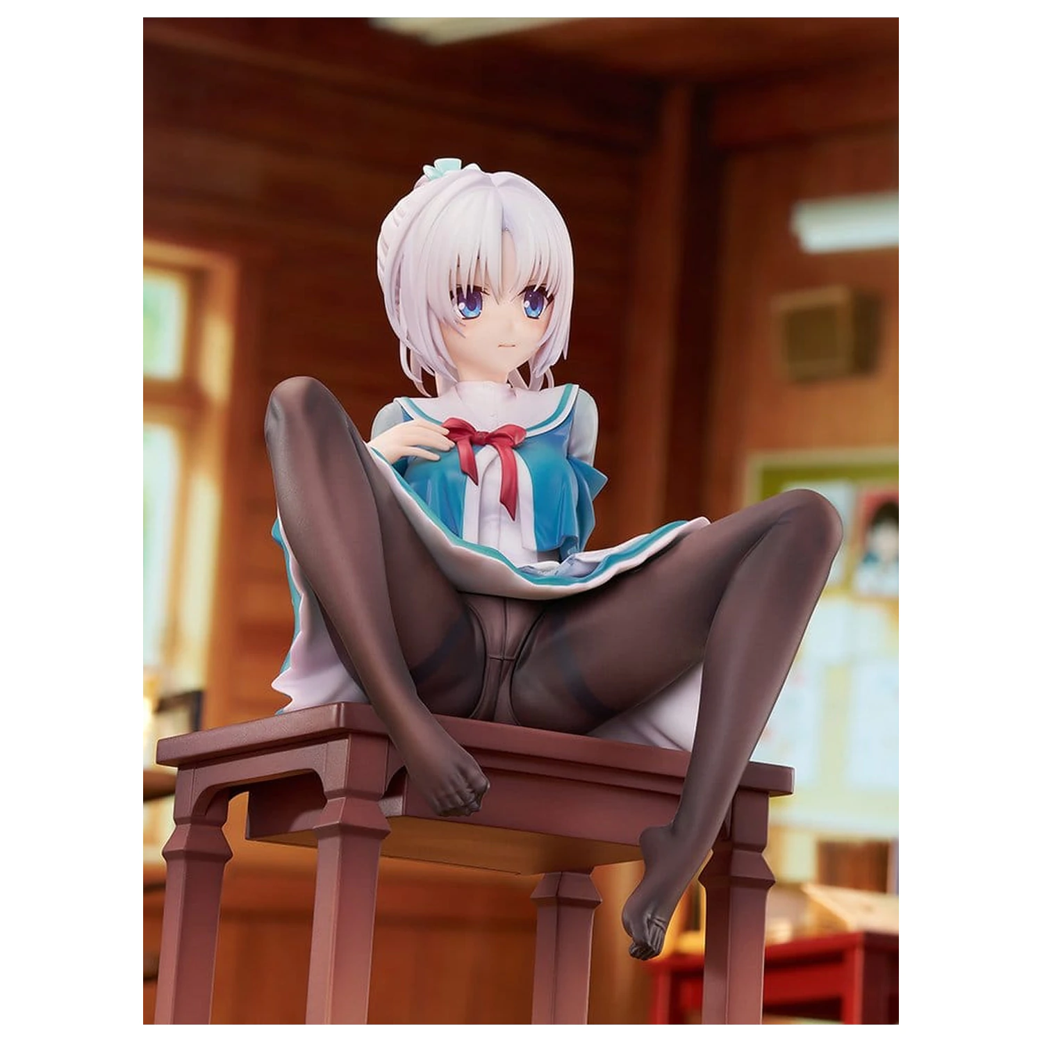 Senren*Banka PVC figura 1/7 Yoshino Asatake Animal Ears School Uniform Ver. 21 cm fotografija izdelka